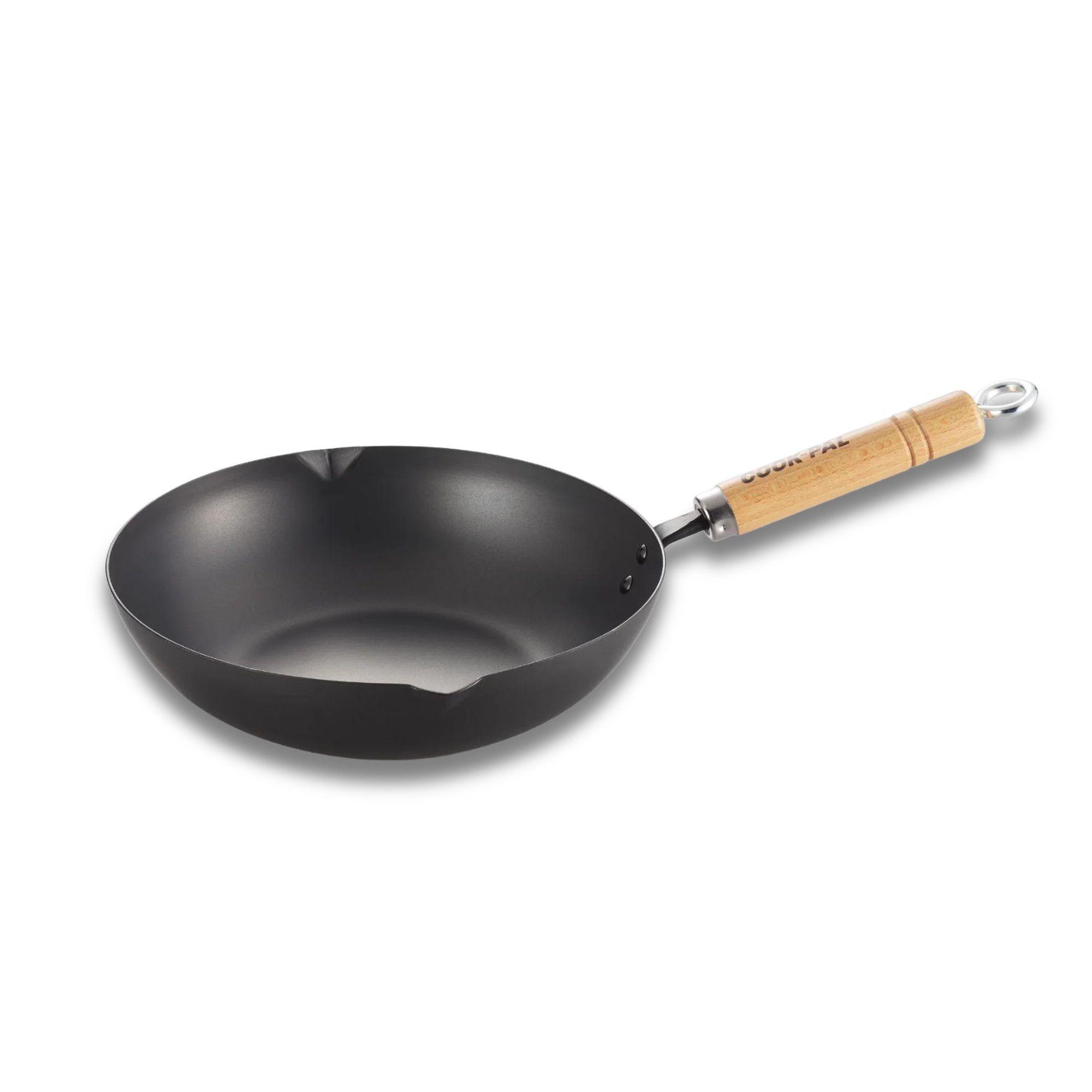 Yoshikawa Cook-Pal Ren Deep Frying Pan 28cm– Nitrided Carbon Steel, Made in Japan