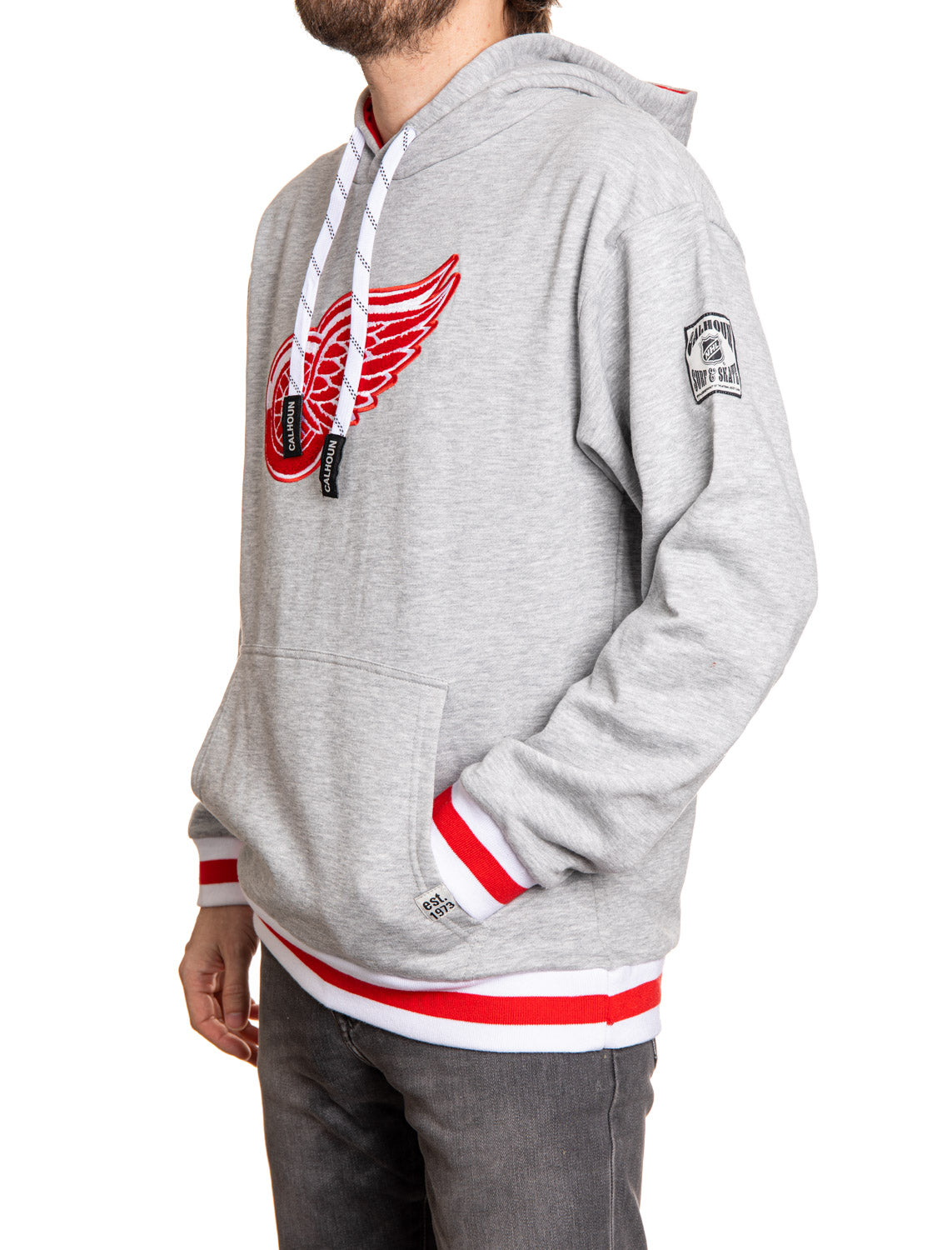 Detroit Red Wings "Muskoka Style" Premium Chenille Woven Logo Hoodie 