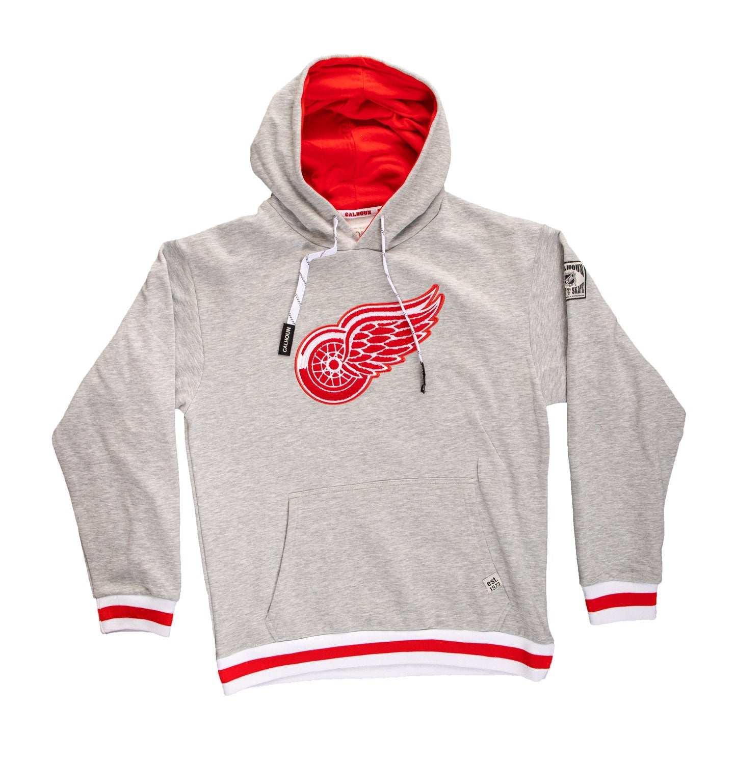 Detroit Red Wings "Muskoka Style" Premium Chenille Woven Logo Hoodie 