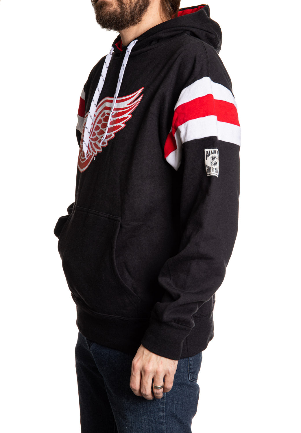 Detroit Red Wings Varsity Retro Style Hoodie 
