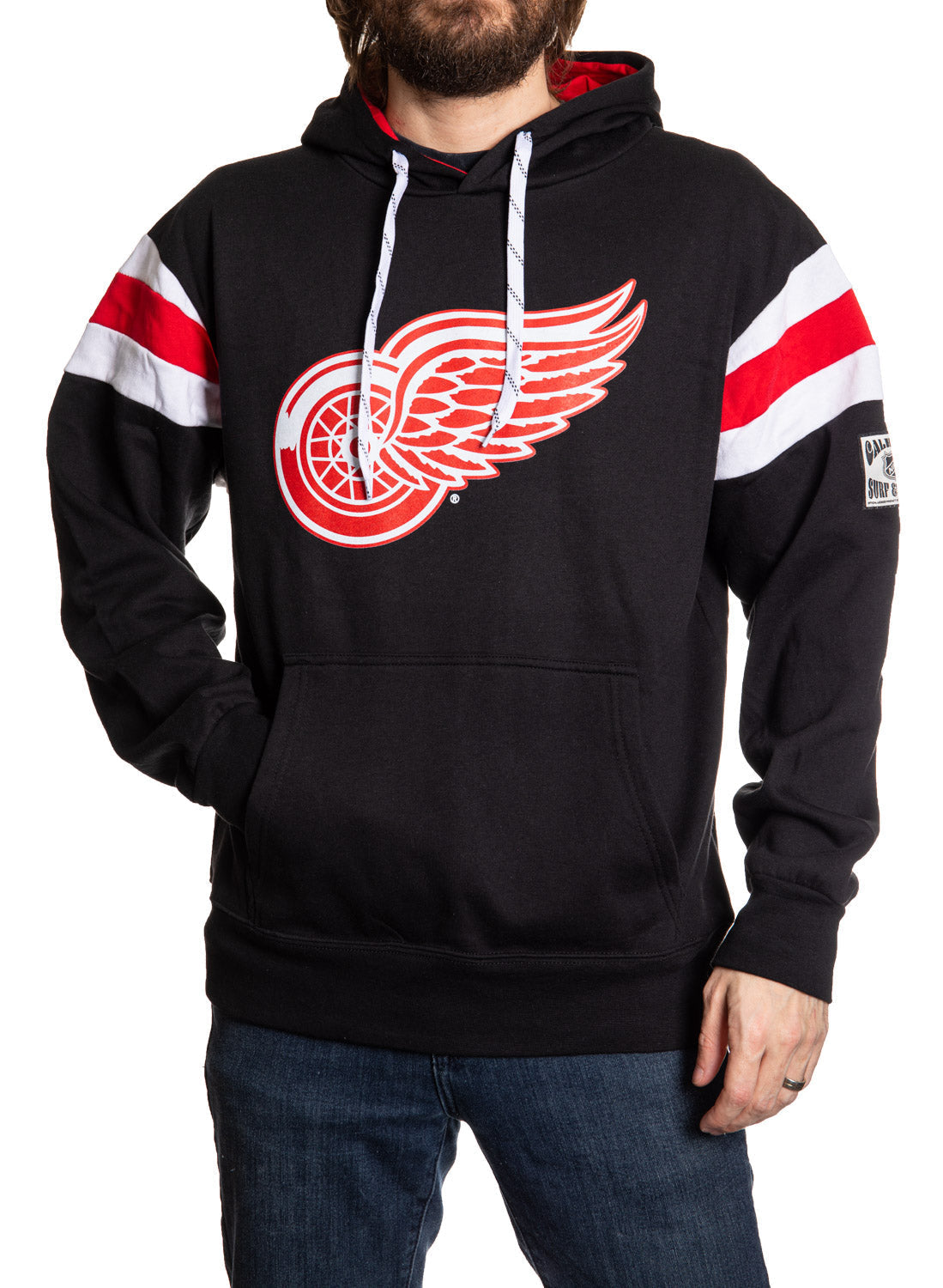 Detroit Red Wings Varsity Retro Style Hoodie 