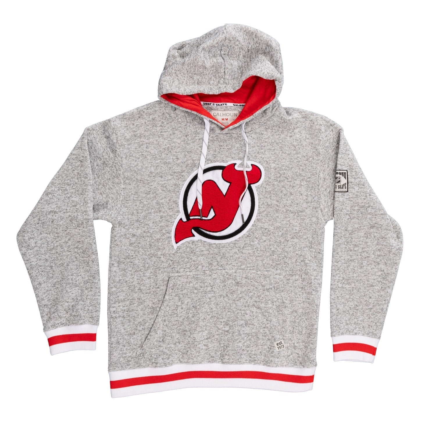 New Jersey Devils "Muskoka Style" Premium Chenille Woven Logo Hoodie 