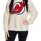 New Jersey Devils Ladies Sherpa Hoodie with Premium Chenille Logo