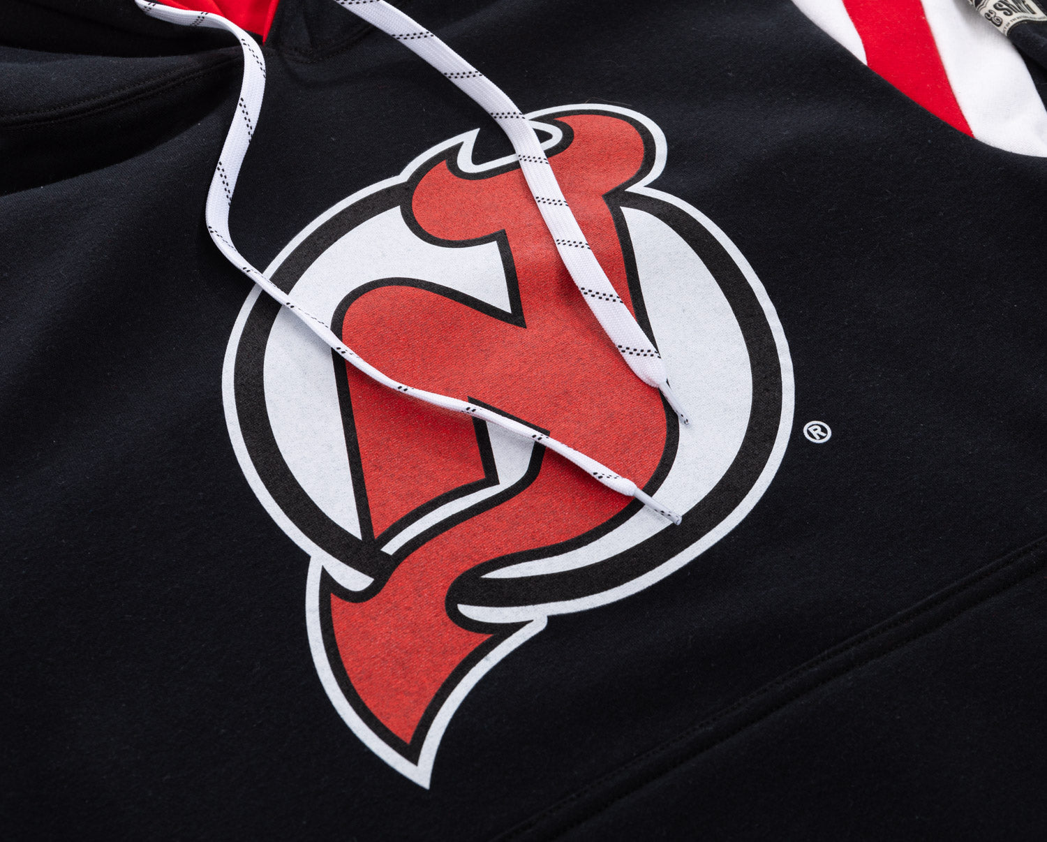 New Jersey Devils Varsity Retro Style Hoodie 