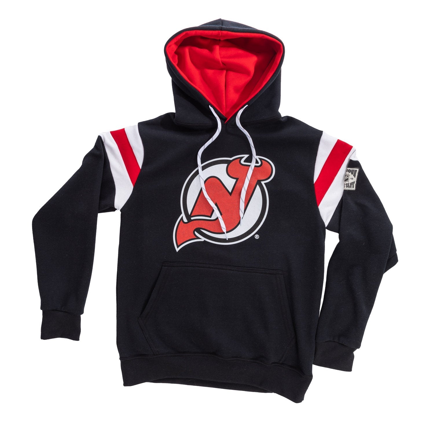 New Jersey Devils Varsity Retro Style Hoodie 