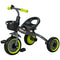 Qaba Kids Tricycle: Adjustable Seat 2-5 Years, Basket, Bell, for Girls/Boys, Black, Toddler Trike
