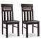 Dining Chairs High Back Dining Room Chairs Set of 2-Brown