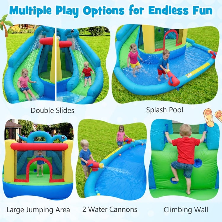 Dinosaur-themed Kids Inflatable Bounce House Inflatable Water Slide Park