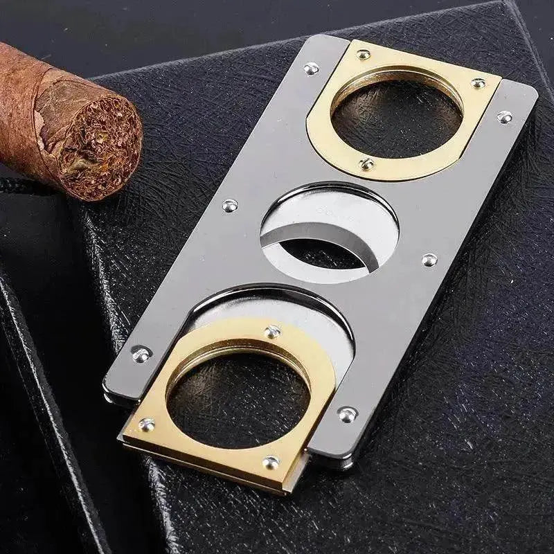 Double edged Stainless Steel Cigar Blade Cutter 