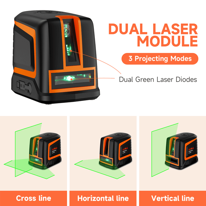 Cross Line Laser Level 150° Vertical Line - Dovoh C2-120G