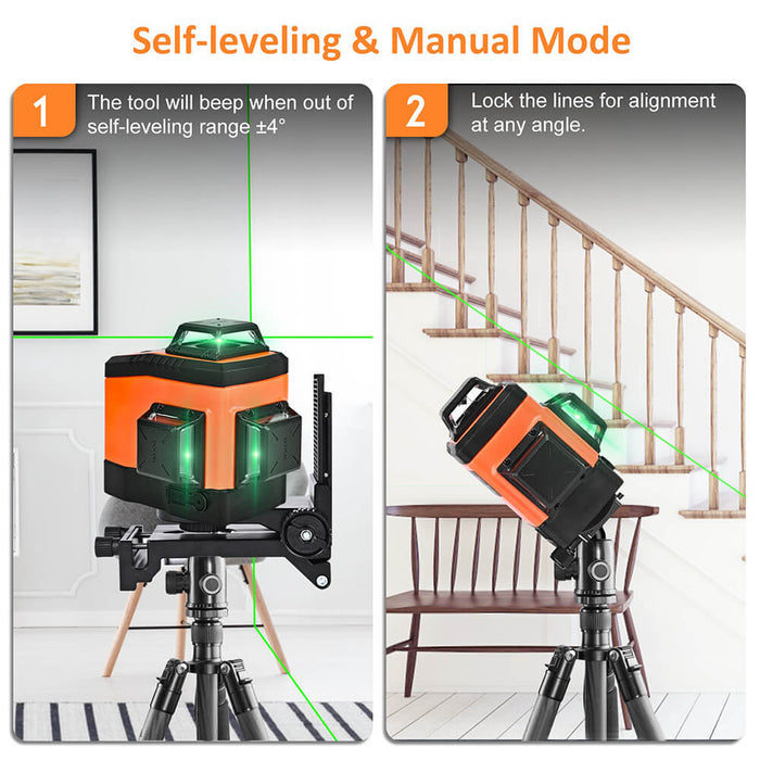 Green Laser Level 3x360°- Dovoh K3-360G