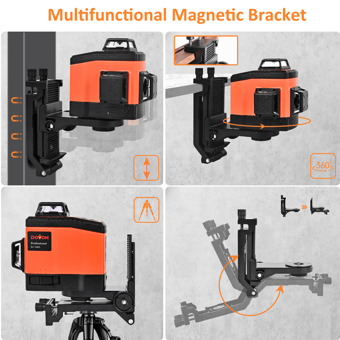 Green Laser Level 3x360°- Dovoh K3-360G