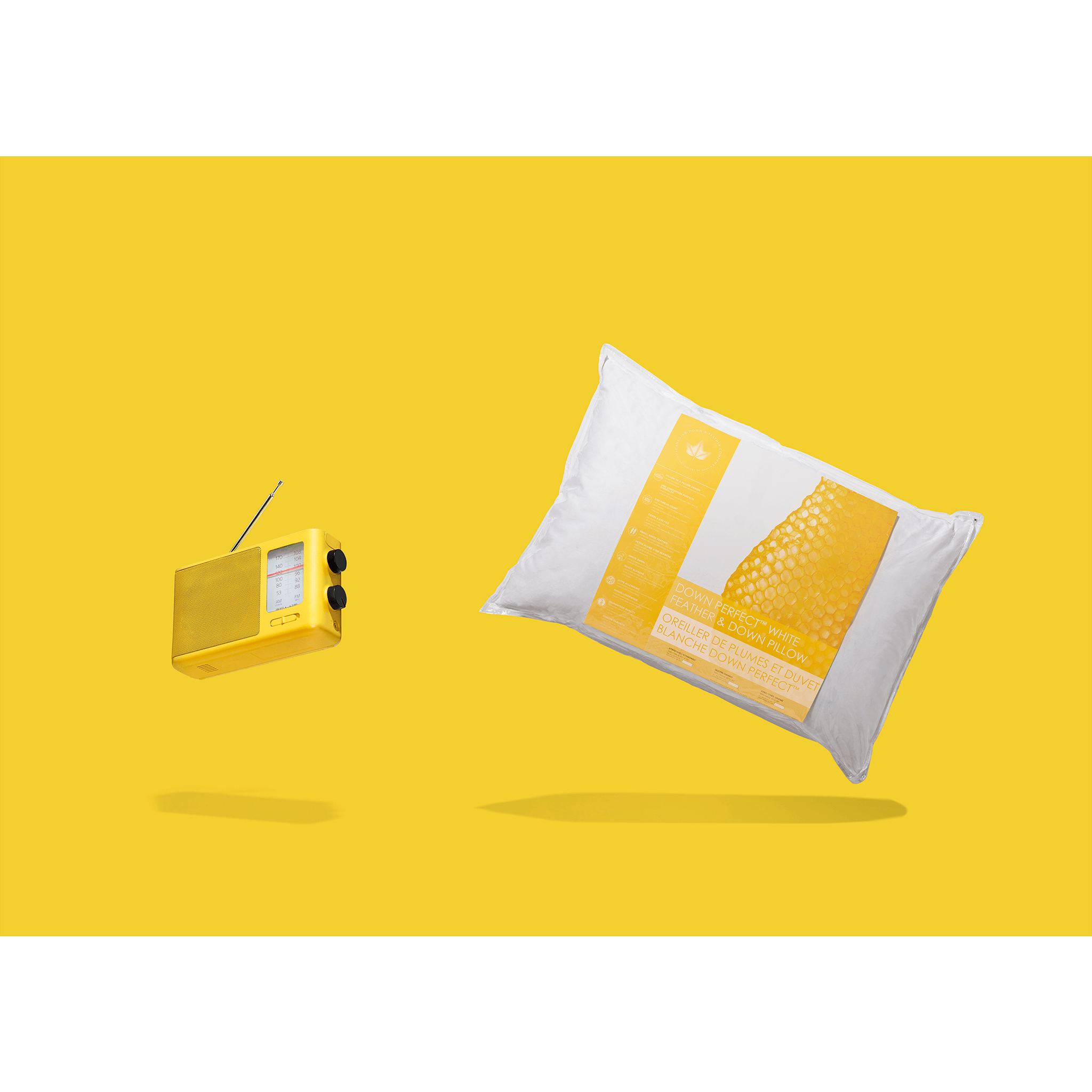 Down Perfect™ White Feather & Down Pillow 