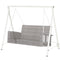 Outsunny Metal Swing Stand Swing Frame, Hanging Chair Stand Only, 528 LBS Weight Capacity, for Backyard, Patio, Lawn, White