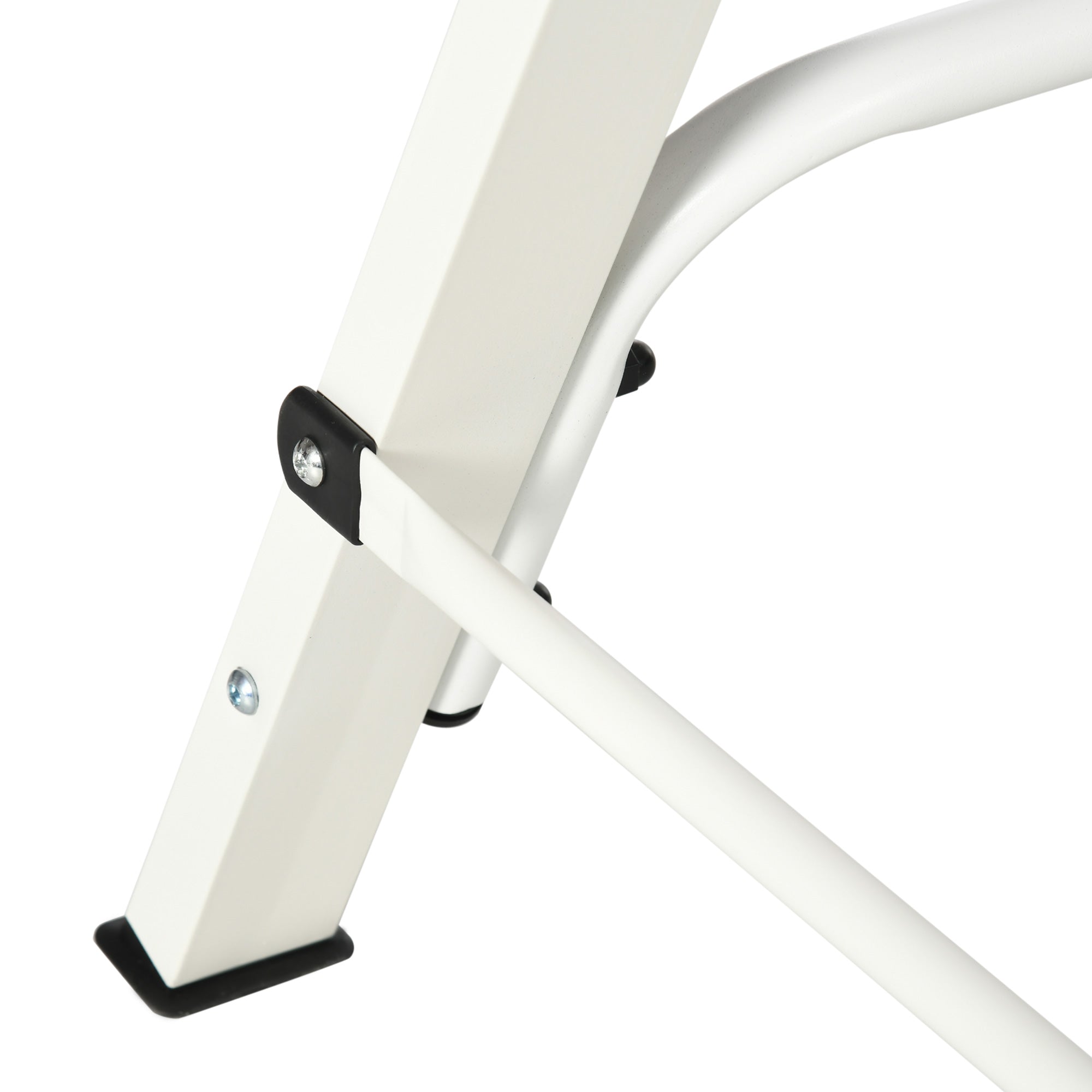 Outsunny Metal Swing Stand Swing Frame, Hanging Chair Stand Only, 528 LBS Weight Capacity, for Backyard, Patio, Lawn, White 