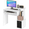Computer Desk with Sliding Keyboard Tray Storage Drawer Shelf Home Office Workstation White