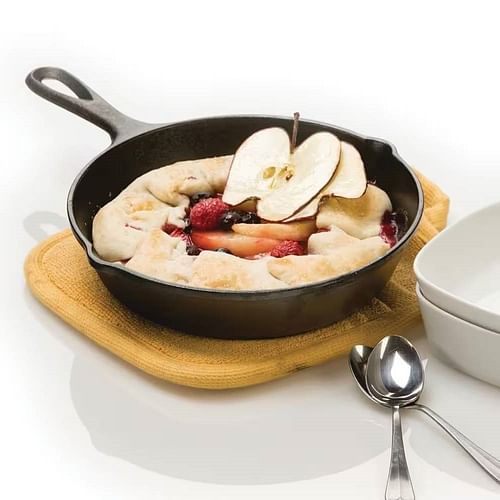 8-inch Pre-Seasoned Cast Iron Skillet Frying Pan with Pour Spouts Made in USA - Free Shipping 