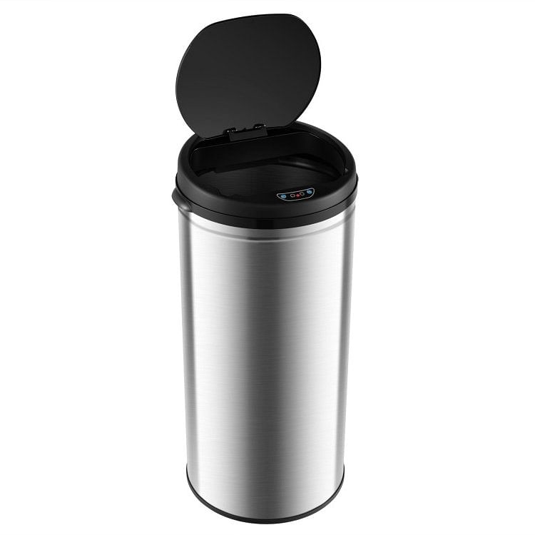 8-Gallon Stainless Steel Motion Sensor Trash Can Kitchen Home Office Waste Bin - Free Shipping