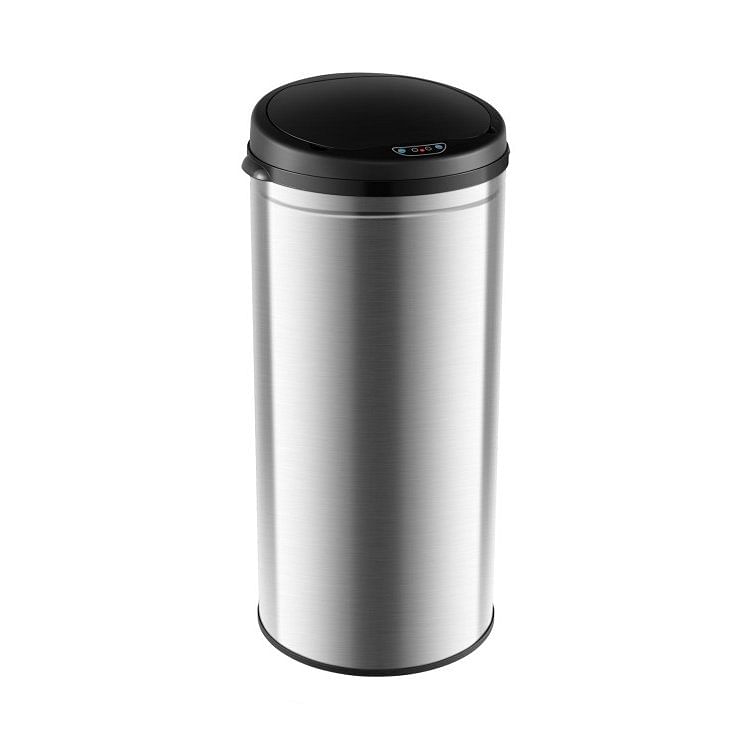 8-Gallon Stainless Steel Motion Sensor Trash Can Kitchen Home Office Waste Bin - Free Shipping 