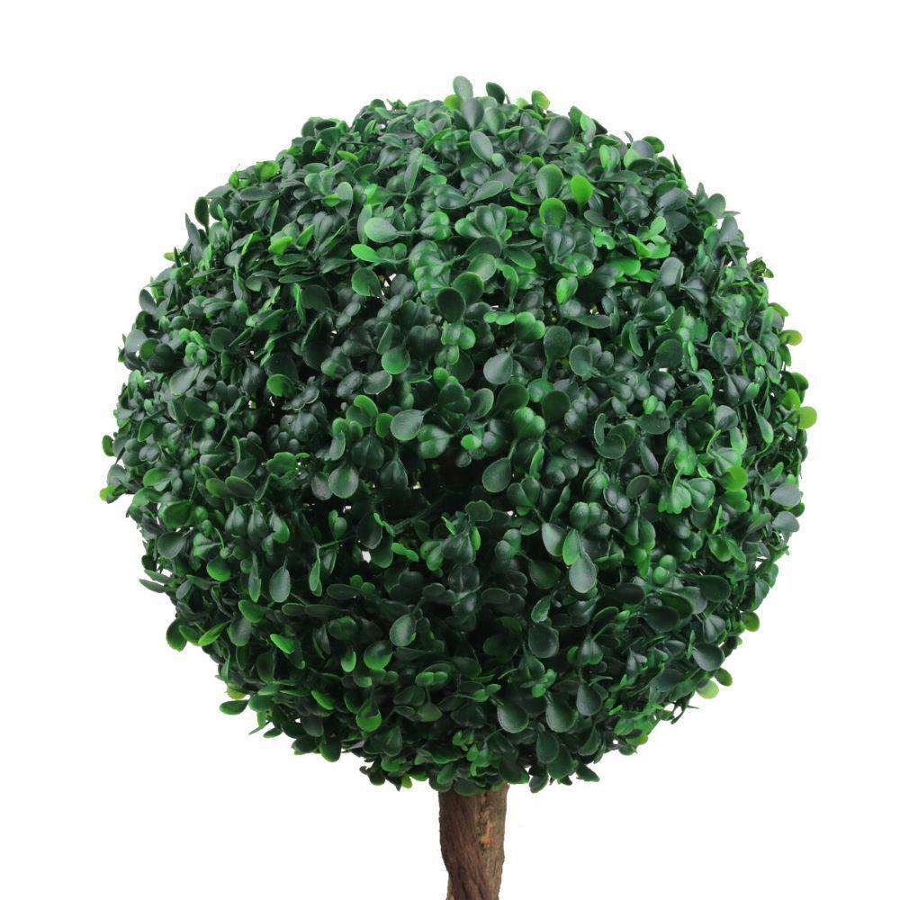 Ely Faux Potted Boxwood Topiary Plant 3' 