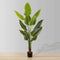 Elza Artificial Bird Of Paradise Potted Plant – Lifelike Faux Greenery 5-6ft for Home, Office & Indoor Décor, Re-shapeable Stems