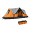 5-6 Person Family Tent, Outdoor Camping Tent with Lighting Hook, Carrying Bag for Camping, Hiking and Travelling Orange