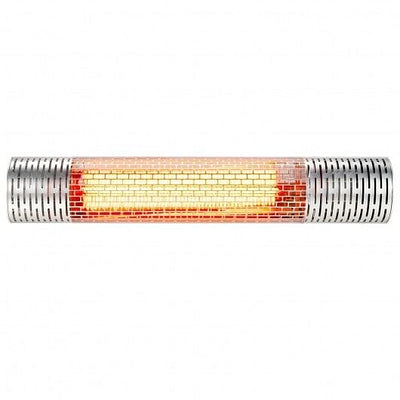 1500W Indoorand Outdoor Electric Heater with 2 Power Settings -Silver - Free Shipping 
