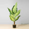 Eren Artificial Evergreen Potted Plant 39'' – Lifelike Faux Greenery for Indoor Décor, Maintenance-Free Home & Office Plant