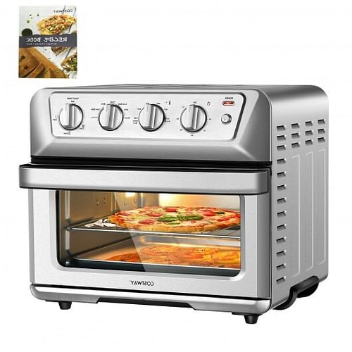 21.5 Quart 1800W Air Fryer Toaster Countertop Convection Oven with Recipe - Free Shipping