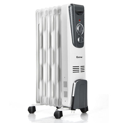 1500W Electric Space Heater with Adjustable Thermostat - Free Shipping 