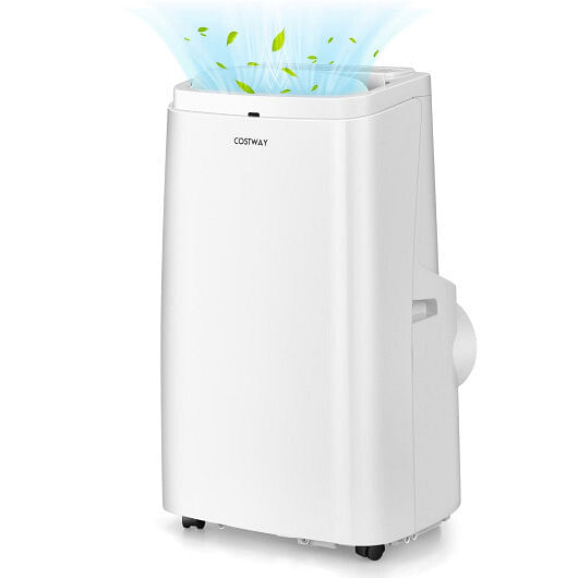 12000BTU 3-in-1 Portable Air Conditioner with Remote-White - Free Shipping 