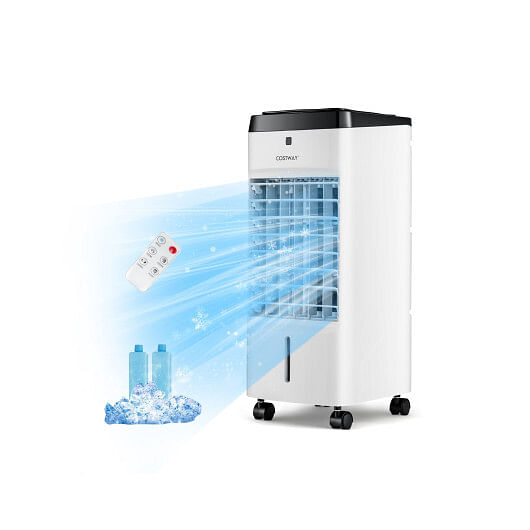 3-in-1 Evaporative Air Cooler with 4 Modes-White - Free Shipping