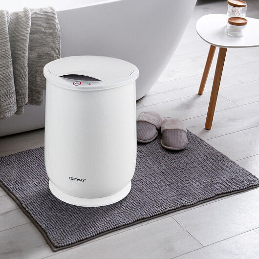 20L Bathroom Towel Warmer with Auto Shut-White - Free Shipping 