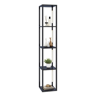 64 Inches Floor Lamp with 3-Level Dimmable LED Bulbs and Rotatable LED Poles-Black - Free Shipping 