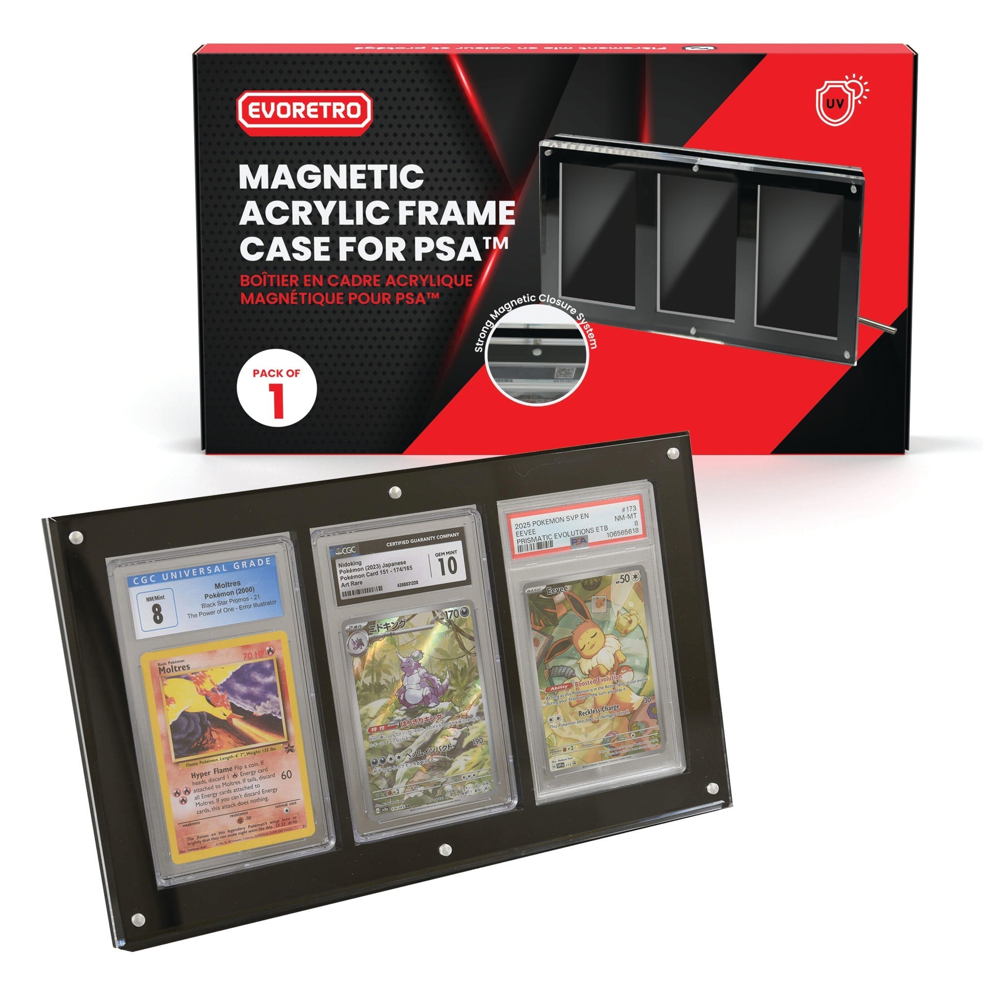 Acrylic Frame for PSA - 3 Slots 