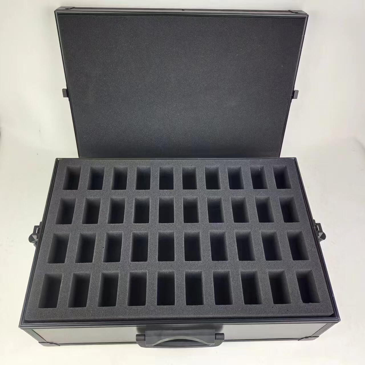 80-Slot Miniature Storage Case with Customizable Foam 