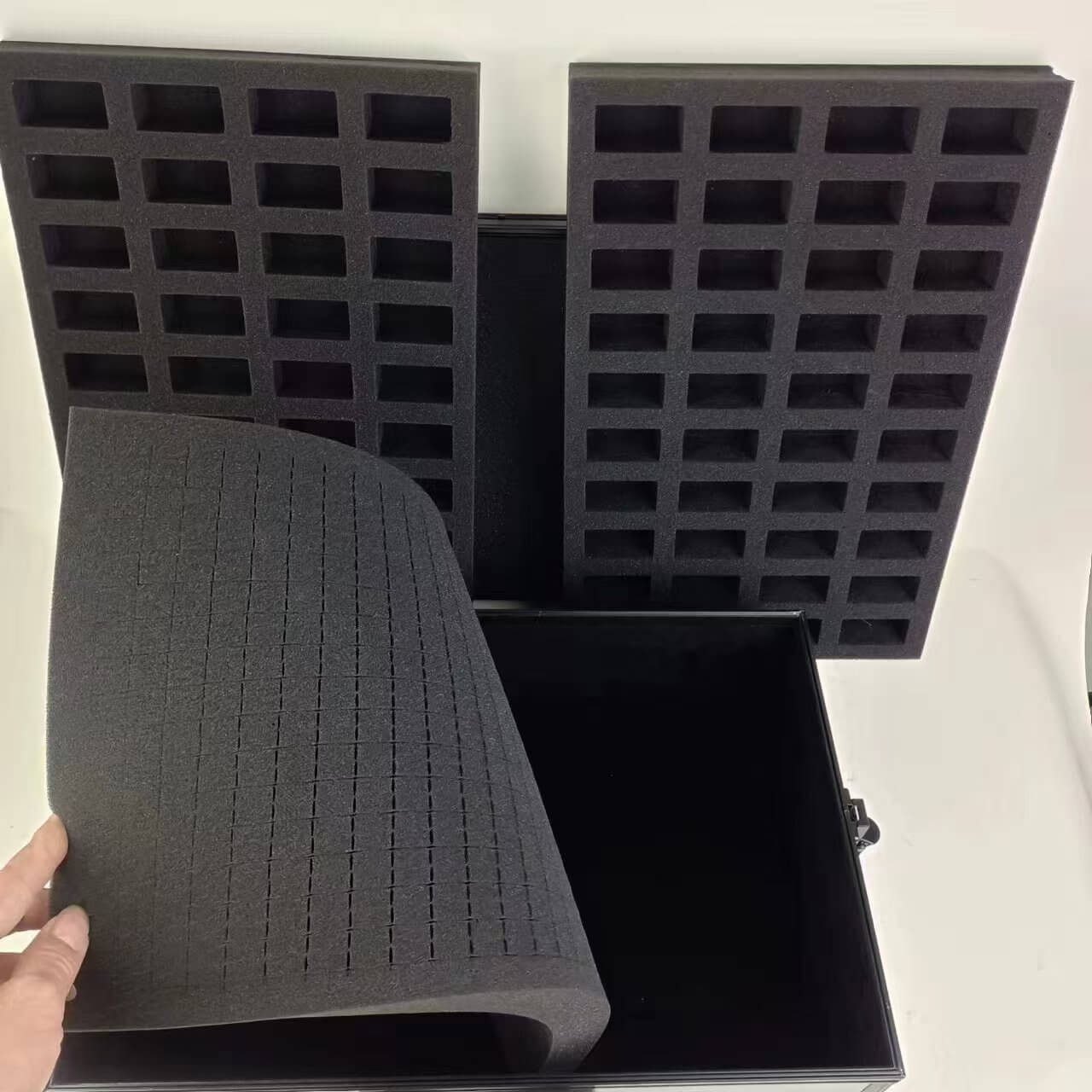 80-Slot Miniature Storage Case with Customizable Foam 