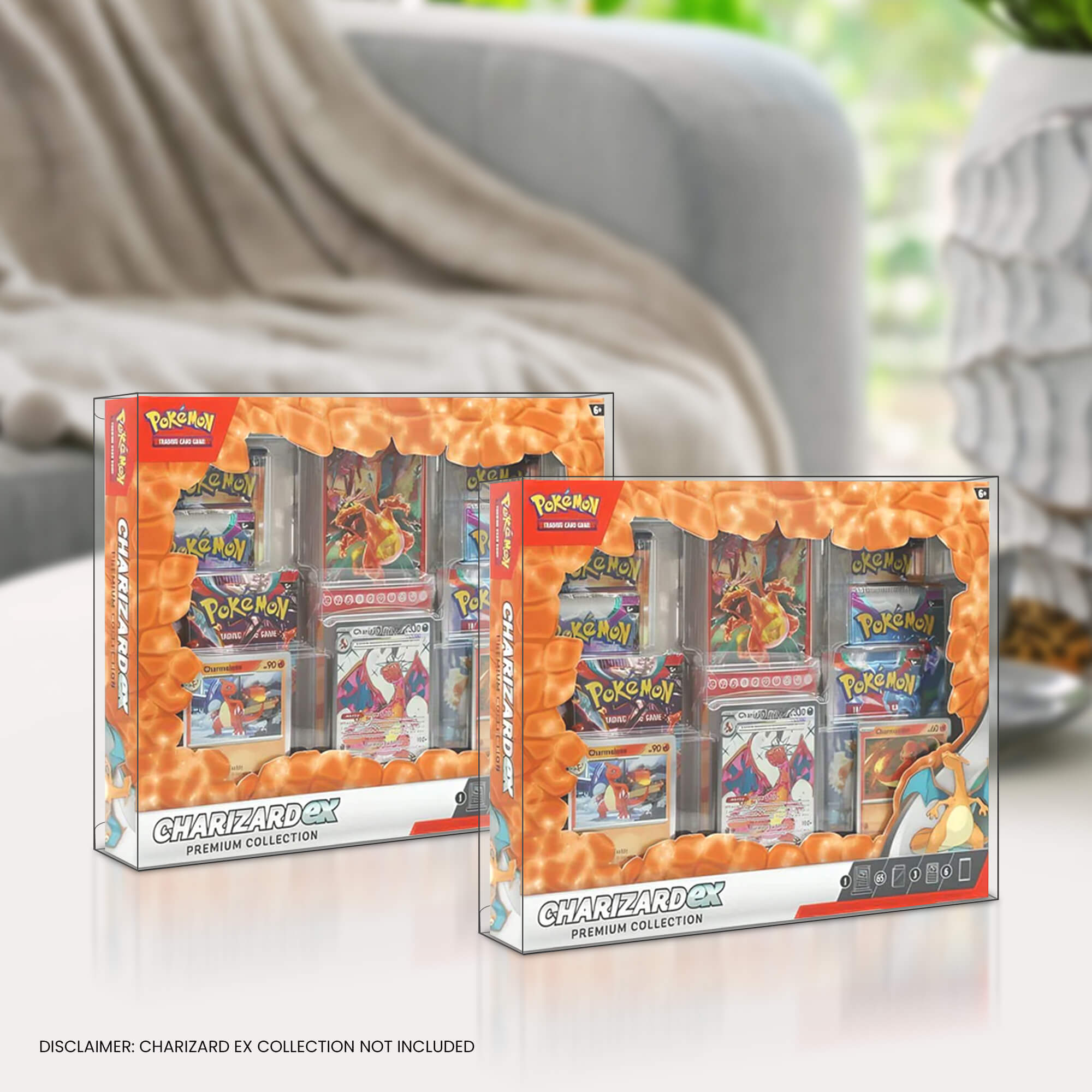 Pokemon Collection Box Protector – Charizard EX Fit (5 Pack) 