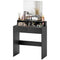 HOMCOM Makeup Vanity Desk with Mirror, for Bedroom, Modern Dressing Table with Drawers, Compartments, Black