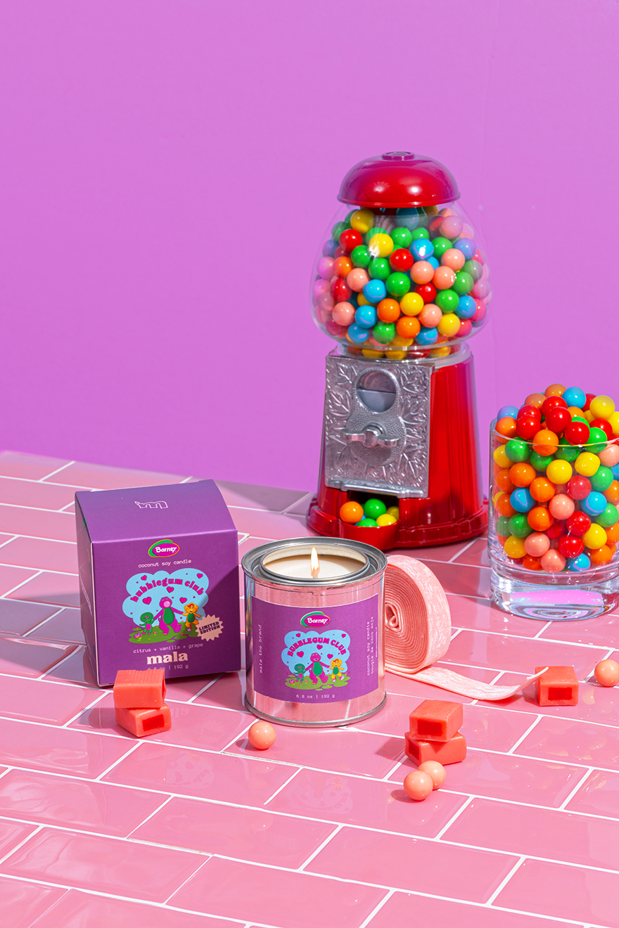 Barney x Mala: Bubblegum | Citrus + Vanilla + Grape 