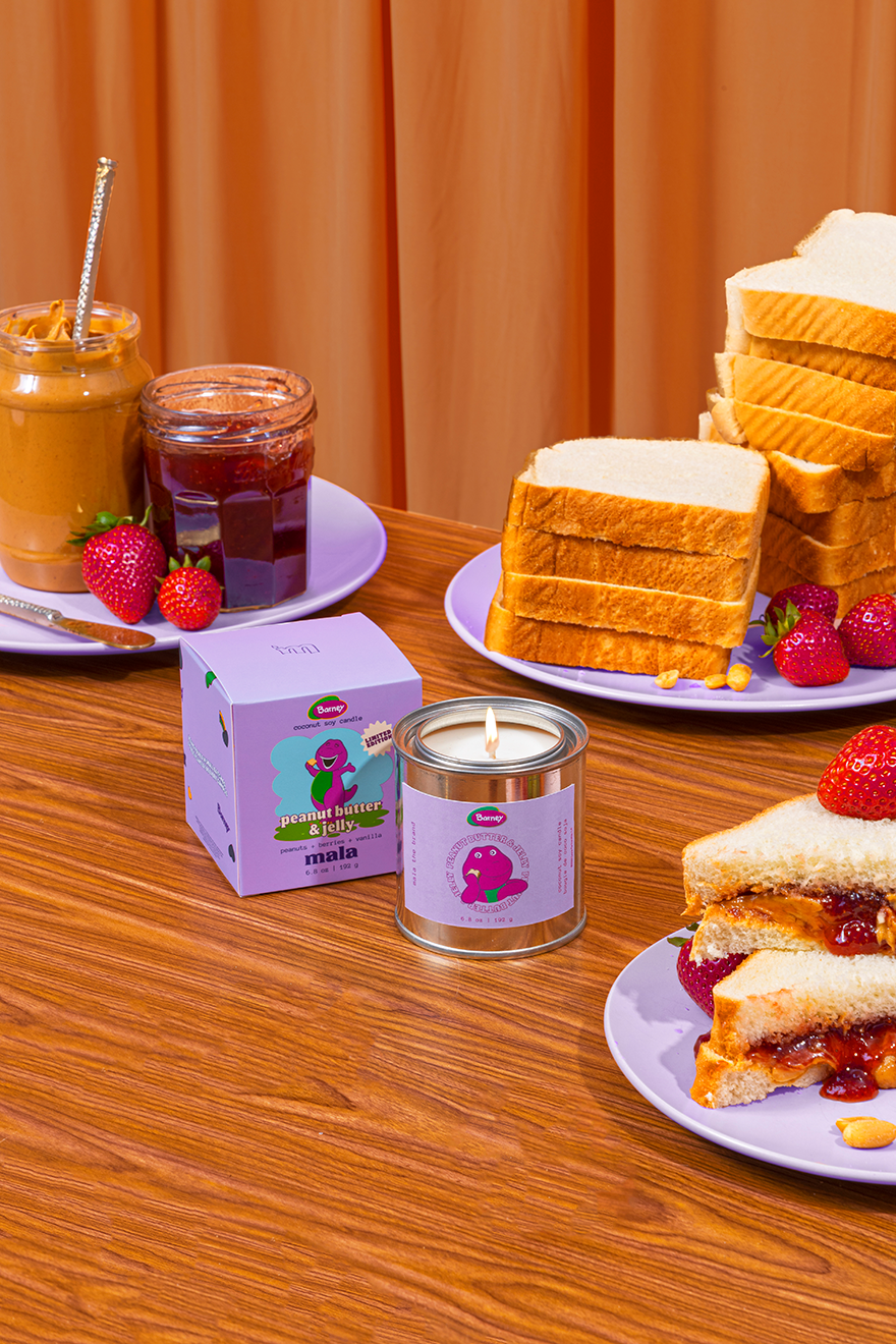 Barney x Mala: PB & Jelly | Peanuts + Strawberry + Vanilla 