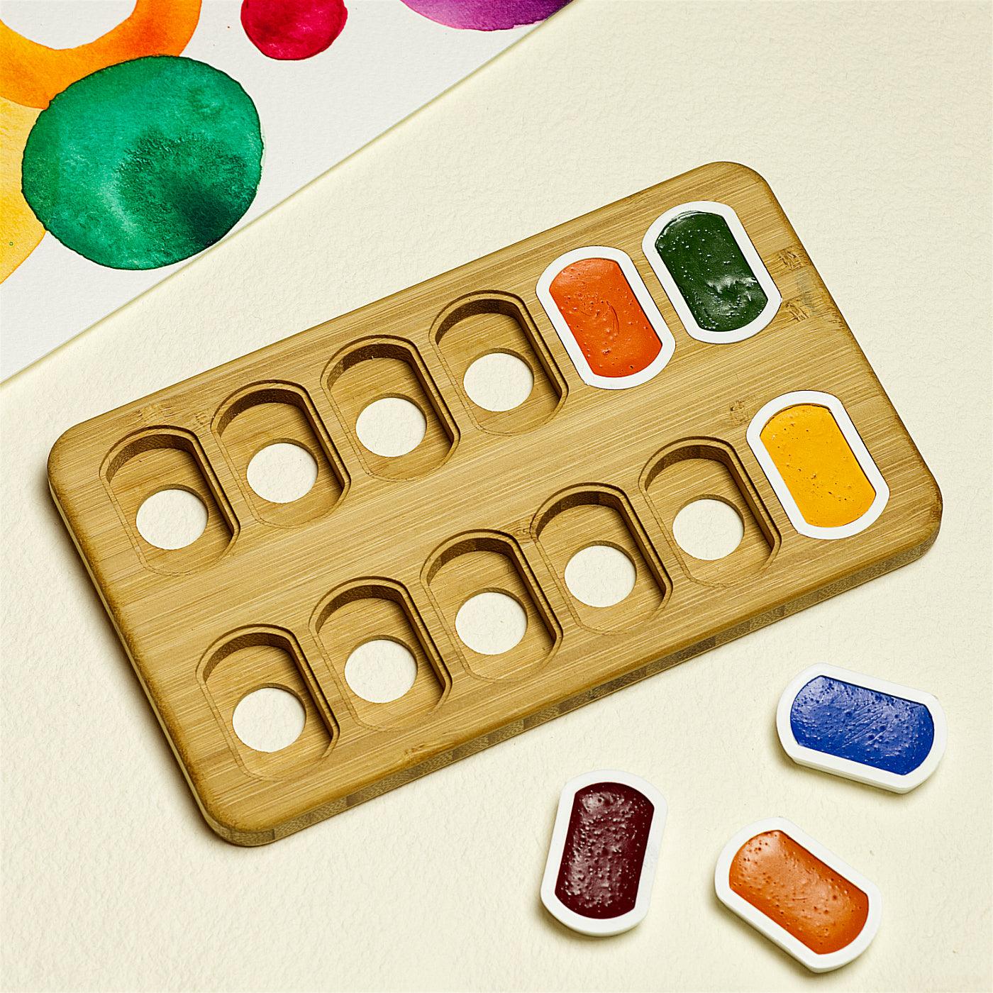 Empty Bamboo Super Pan Holder 12 