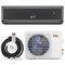 GreyVolt Series Energy Star Certified 18000 BTU 21 SEER2 208-230V Mini Split Air Conditioner and Heater Gray
