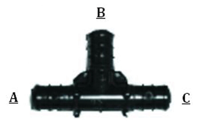 1/2" Equal Pex Tee