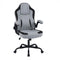 Ergonomic Computer Office Chair with 90° Flip-up Armrests-Gray