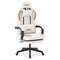 Ergonomic Video Game Chair with Headrest for Home Office-Beige
