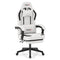 Ergonomic Video Game Chair with Headrest for Home Office-Gray