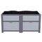 Outsunny Wooden Elevated Planter Box with Storage, 59