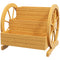 Outsunny 3-Tier Wooden Wagon Planter Box Raised Garden Bed for Vegetables Flowers Herbs 24