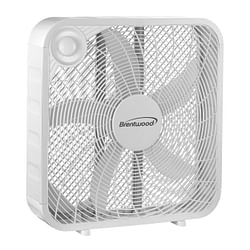 Kool Zone 20" Box Fan- White - Free Shipping 